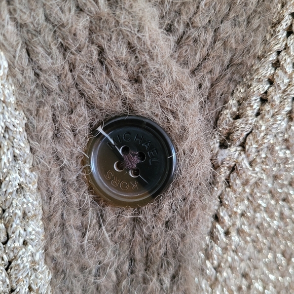 Michael Kors Two-Tone Cardigan Sweater - Picture 8 of 8